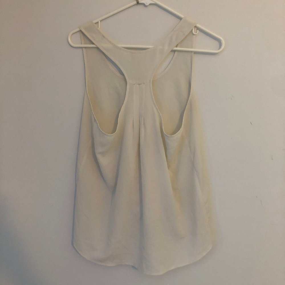 Cream Racerback Tank Top - Picture 7 of 8